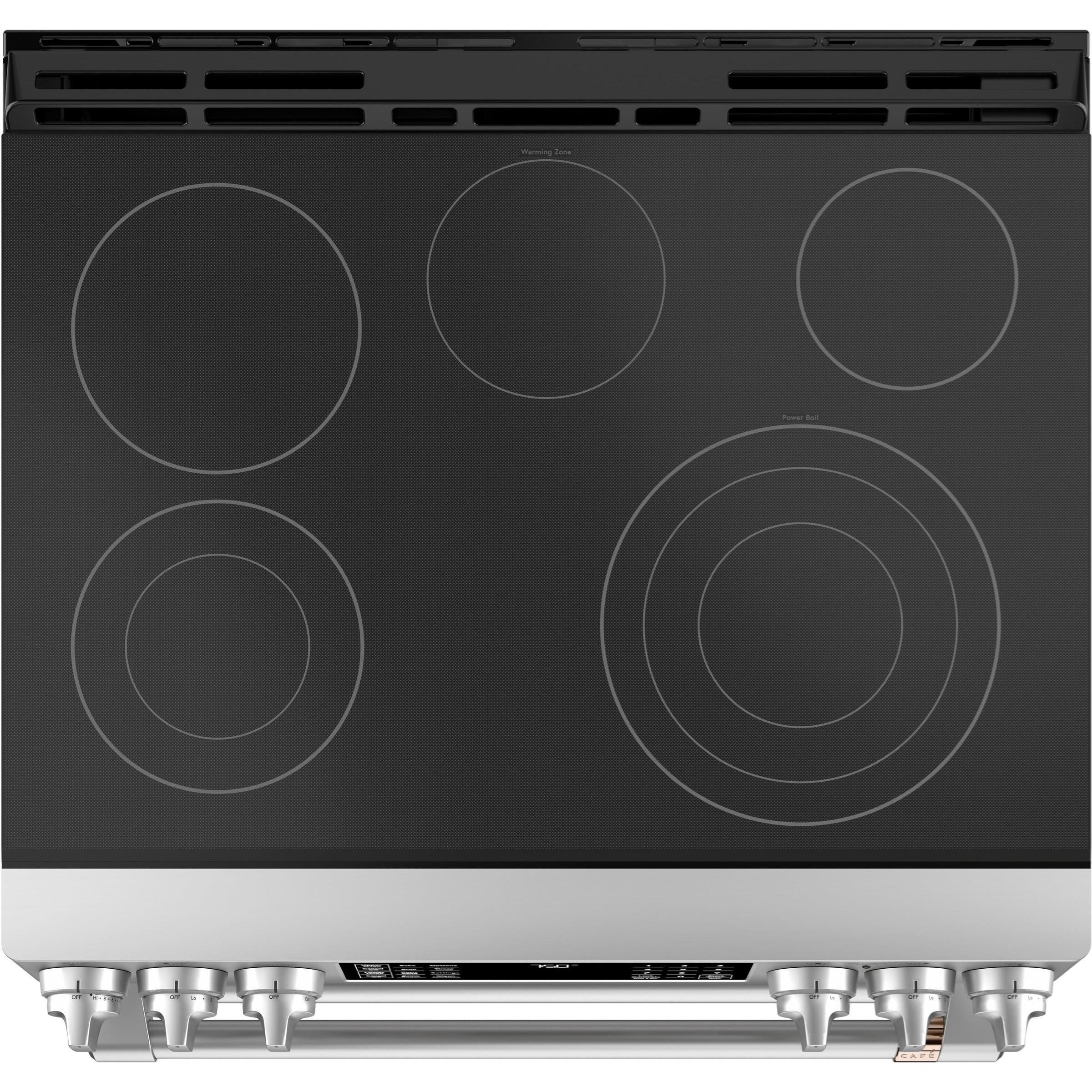 GE Appliances CES750P2MS1 Cafe´™ 30" Smart SlideIn, FrontControl, Radiant and Convection